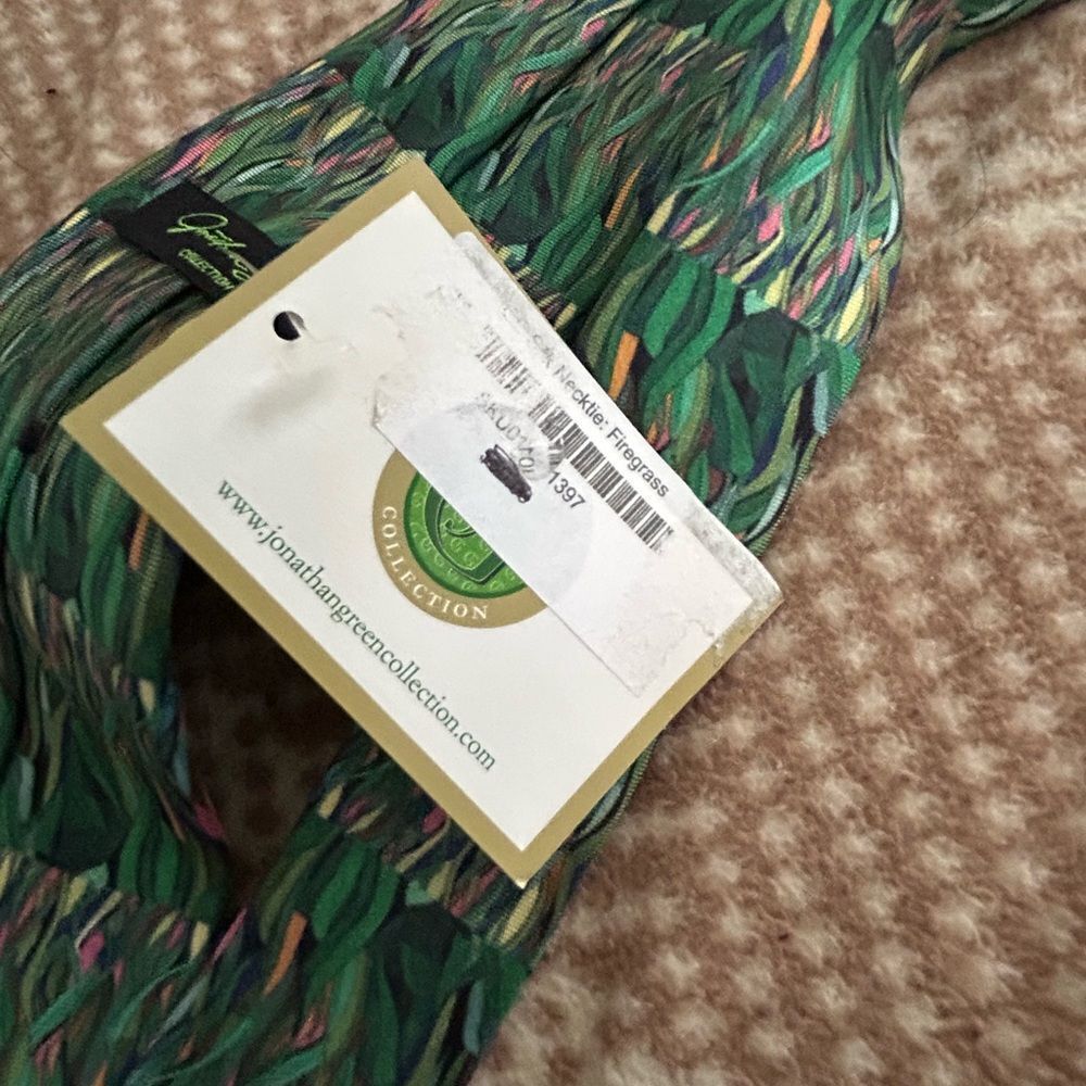 NWT Jonathan green firegrass neck tie - Picture 5 of 6